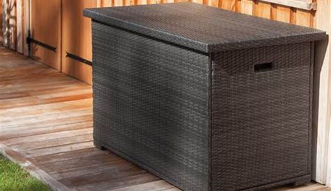 Coffre De Rangement Multiusage En Bois Naturel, Taille