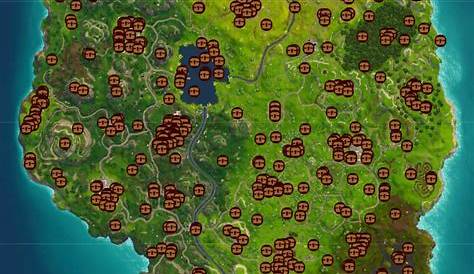 Chest Locations on New Map Fortnite Insider