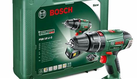 Coffret Bosch Psb 18 Li 2 Acuu Boormachine PSB LI Met Koffer 060398300