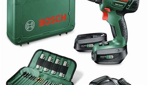 Coffret Bosch Visseuse Perceusevisseuse PSR 1800 Avec 3 Batteries BOSCH