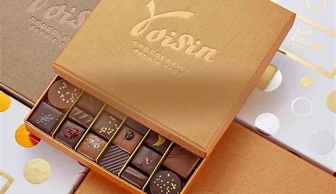 Boite cadeau de chocolat de noël par Voisin le chocolatier