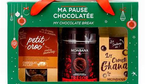 Coffret Chocolat Chaud Noel En Poudre De Noël Monbana