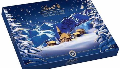 Lindt boîte de chocolats Lindor Sapin de Noël 300 g Lot