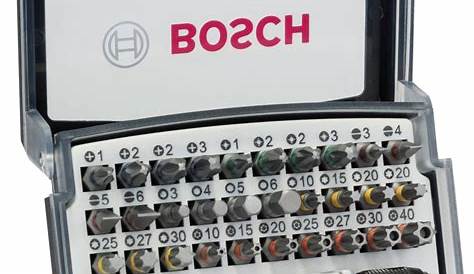 Coffret Embout De Vissage Bosch Impact Control 36 Pièces