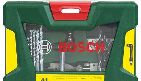 Coffret Outils Bosch 41 Pieces D'accessoires VLine Pièces