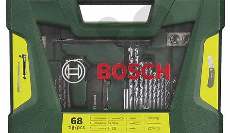 Coffret Outils Bosch 68 Pieces D'outils ProLine KRAFTWERK 264 Pièces + Perceuse