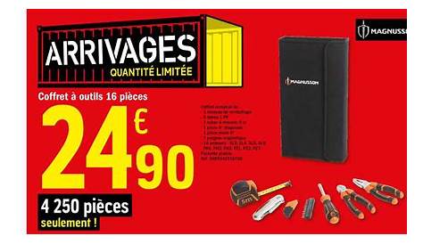 Coffret outillage brico depot Rayon braquage voiture norme