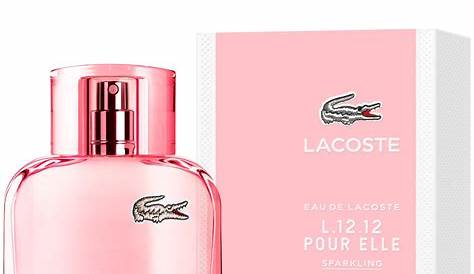 Coffret Parfum Lacoste Pour Femme Eau De L.12.12. Elle Sparkling