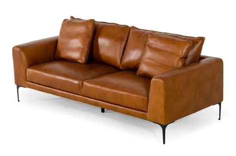 cognac colored leather furniture
