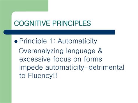 cognitive automaticity