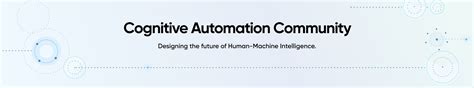 cognitive automation community