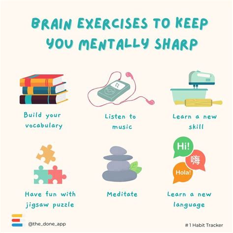 cognitive exercises for memory
