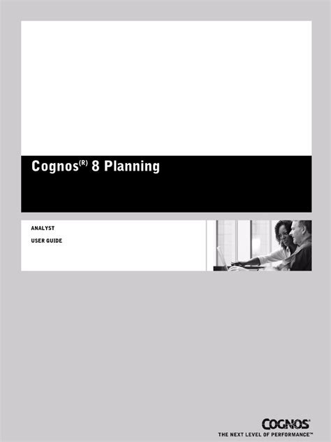 cognos 8 planning user guide
