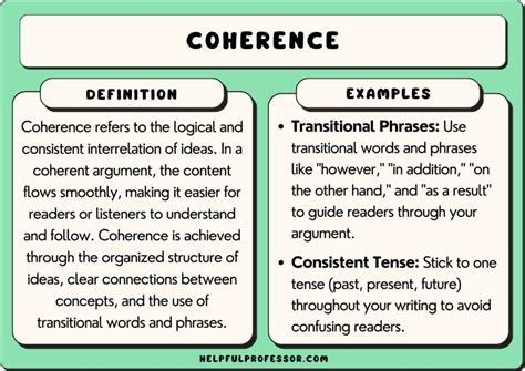 coherence and cohesion meaning