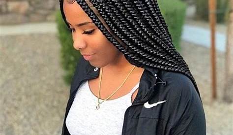 Coiffure Avec Rallonge Africaine Tresse Nattée Raie Au Milieu Hair Styles