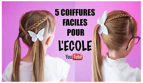 Coiffure Facile Et Rapide Pour Lecole Tous Les Jours (pour L'école/collège) 💗