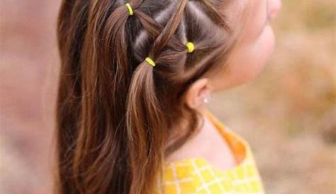1001 + idées de coiffure pour fillette simple, rapide et