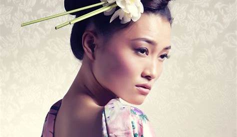 Coiffure Japonaise Histoire Du Chignon Cheveux Geisha s Chinoises Chignon Japonais