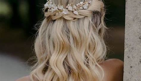 coiffure mariage tresse cheveux mi long Maquillage mariage