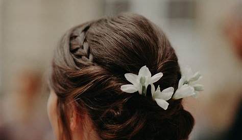 Coiffure de mariage zoom sur le chignon bas — The reporthair