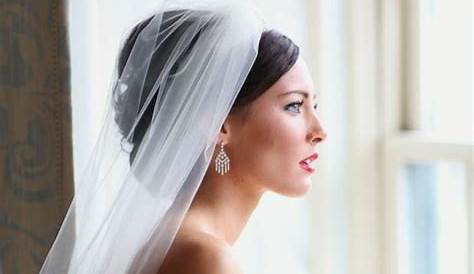 Coiffure Mariee Avec Voile Long Le Robe Mariage Civil, Idées Vestimentaires