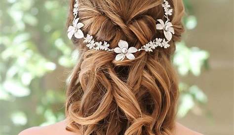Coiffure Mariee Cheveux Mi Long Attaches Facile Mariage