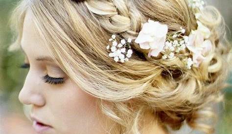 Coiffure Mariee Cheveux Mi Long Detache Mariage Boheme Maquillage Mariage