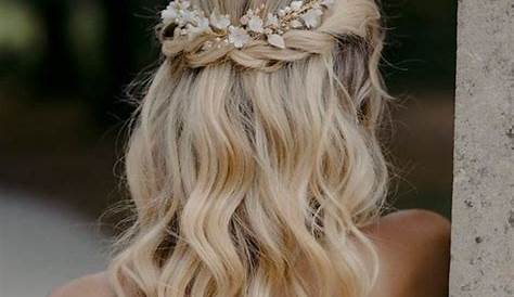 Coiffure Mi Long Mariage Cheveux Wavy Maquillage