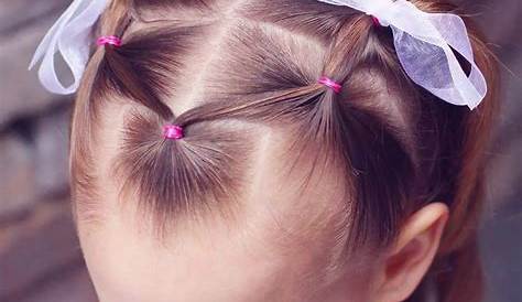 Coiffure Simple Et Facile Pour Petite Fille Idees Girls Hairstyles Easy Hair Styles Easy Hairstyles For Kids