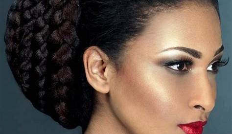Coiffure Tresse Africaine Pour Mariage En Afrique Maquillage