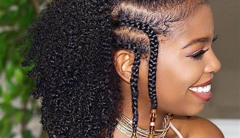 Coiffure Tresse Avec Cheveux Naturel s Collées Rajouts Afro Crépus s