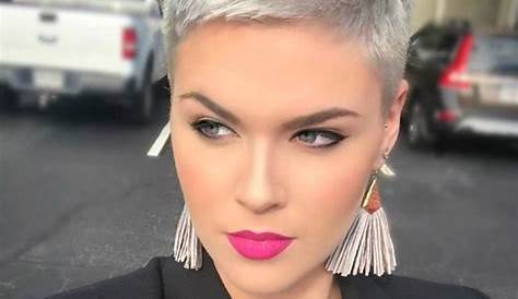 Coiffure Ultra Courte Femme 2019 Coupes s s Brunes Simple Et Facile