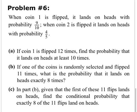 Coin Lands Heads Probability