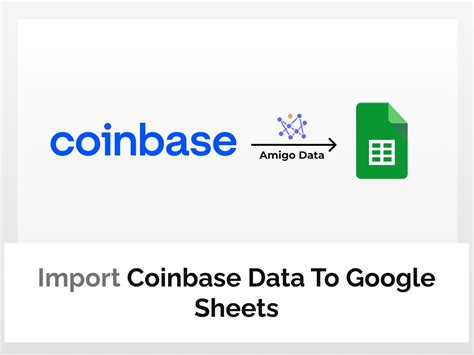 Coinbase API to Google Sheets Import Coinbase Data [Tutorial] Apipheny