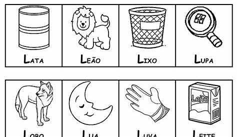 20 Desenhos da Letra L para Colorir e Imprimir - Online Cursos