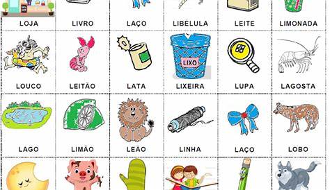 Atividade pronta - Alfabeto: Letra L - A Arte de Ensinar e Aprender