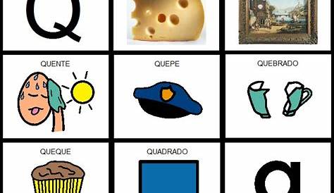 Palavras que começam com a letra Q do Alfabeto Português/Alfabetização