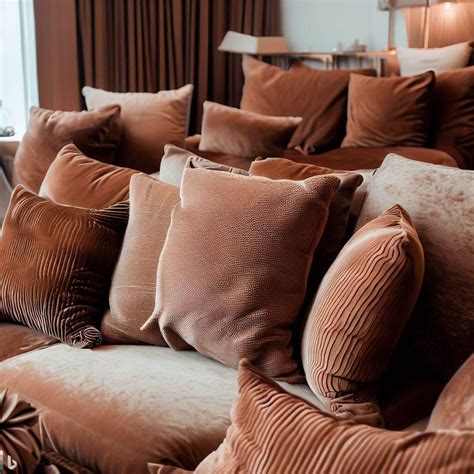 Cojines Para Sof Cafe Oscuro