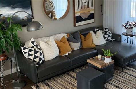 Cojines Que Combinen Con Sofa Negro