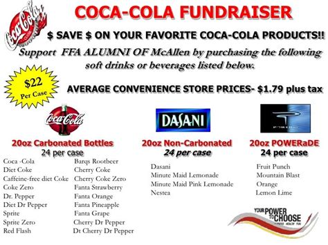 Raymond L. Young "A good place to learn and grow!" Coke Fundraiser