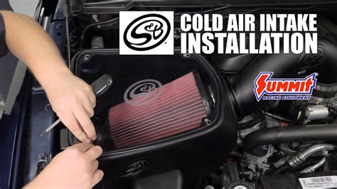 Cold Air Intake Filter Setup