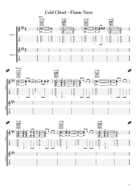Cold Chisel Guitar Tabs