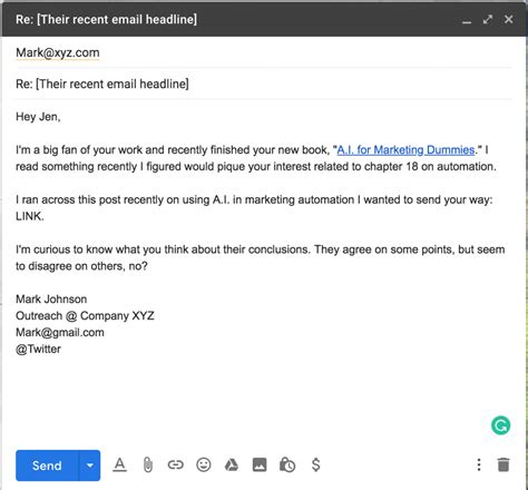 cold email template for job reddit