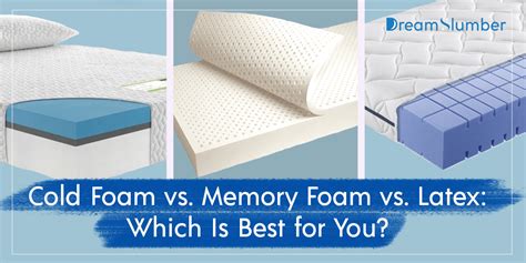 Cold Foam Vs Memory Foam