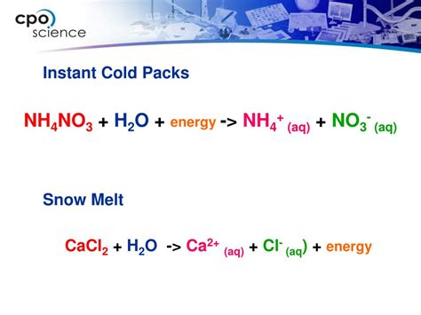 Cold Packs Chemical Composition