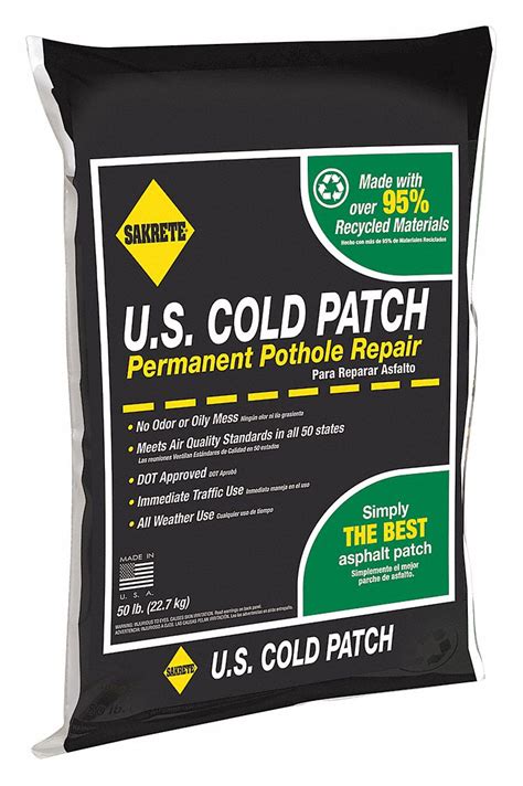 Cold Patch Asphalt Ingredients