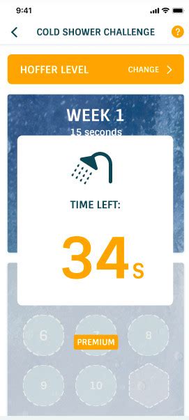 Cold Shower Timer App