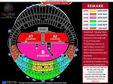 coldplay bangkok seating plan