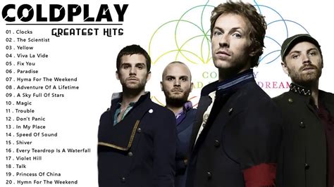 coldplay music greatest hits