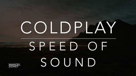 coldplay speed of sound lyrics